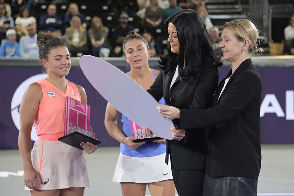Upper Austria Ladies Linz, Finale Doppel: Sara Errani/Jasmine Paolini gewinnen gegen Nicole Melichar-Martinez/Ellen Perez