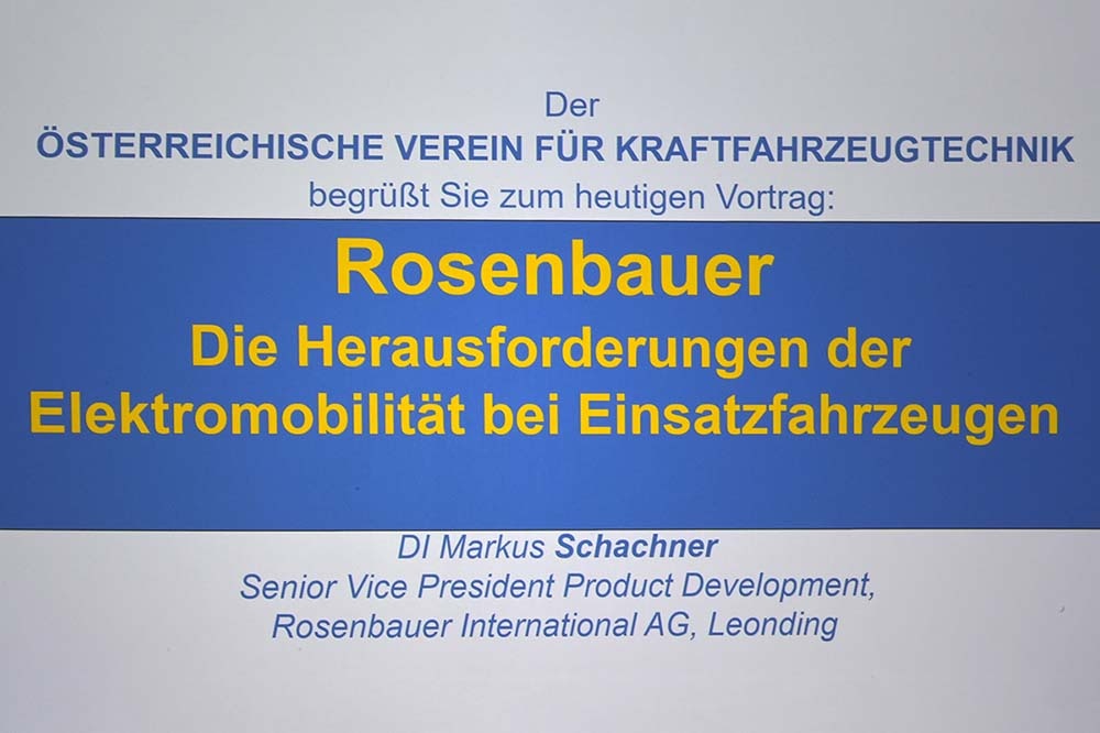 ÖVK Vortrag Firma Rosenbauer an der FH Steyr