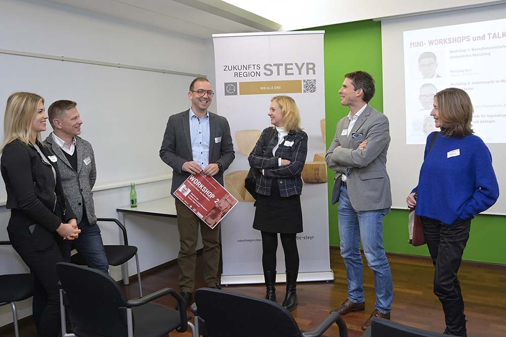 Zukunftsregion Steyr: HR Talk bei Mitterhuemer