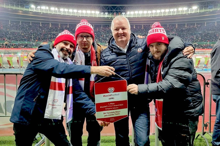 1st place for Vorwärts in ÖFB #socialfootball awards 2023 – Steyr News